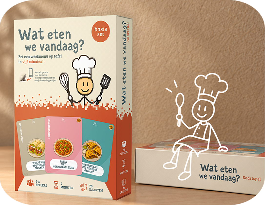 De basisset met de krijtachtige stickman